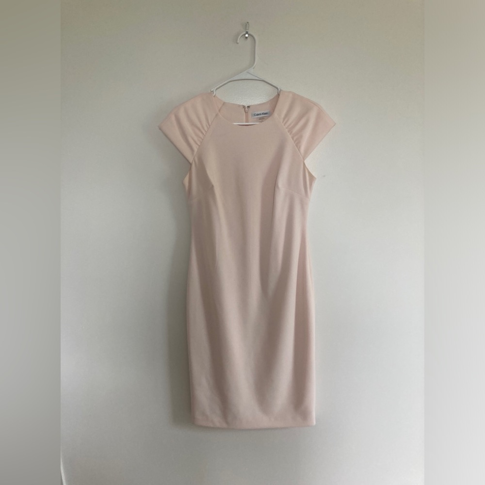 Calvin Klein blush dress